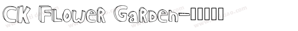 CK Flower Garden字体转换